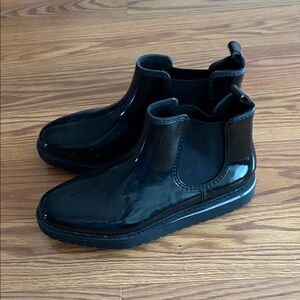 Storm Black Patent  Boots